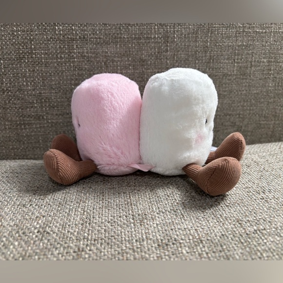 Jellycat amuseable Pink and White Marshmallow - Picture 3 of 3